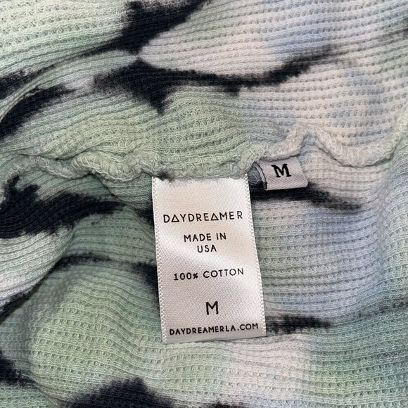 Daydreamer For Free People Tie-Dye Button-Up Long Sleeve Top Women size Medium - Picture 9 of 9